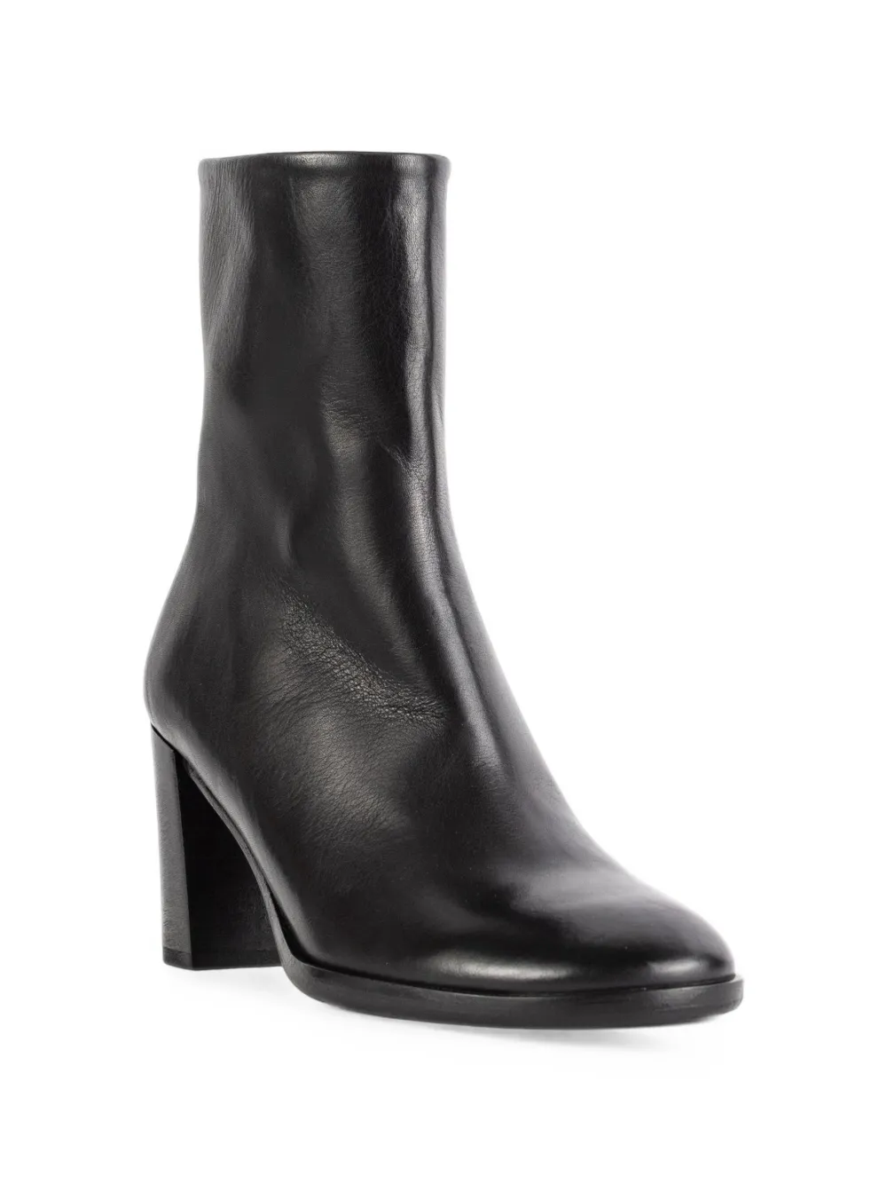 Marsèll Norma side-zip heeled ankle boots Zwart