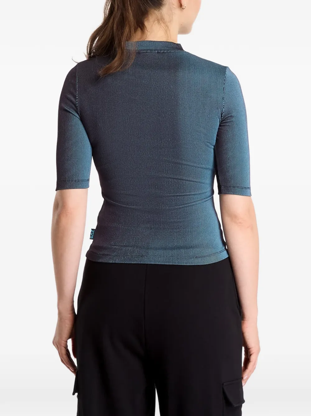 Ea7 Emporio Armani Slim-fit jersey T-shirt Blauw