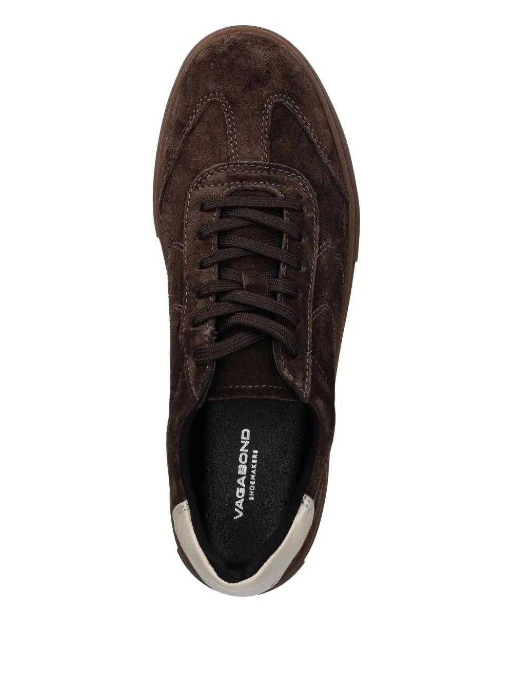 VAGABOND Cody sneakers met suède vlakken Brown