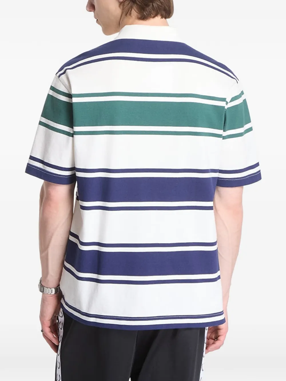 Fred Perry Gestreept poloshirt Wit