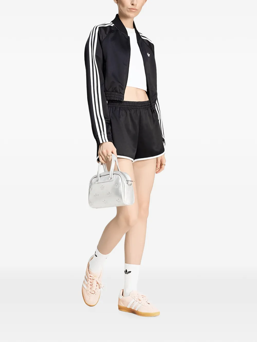 adidas Satijnen SST jack Zwart