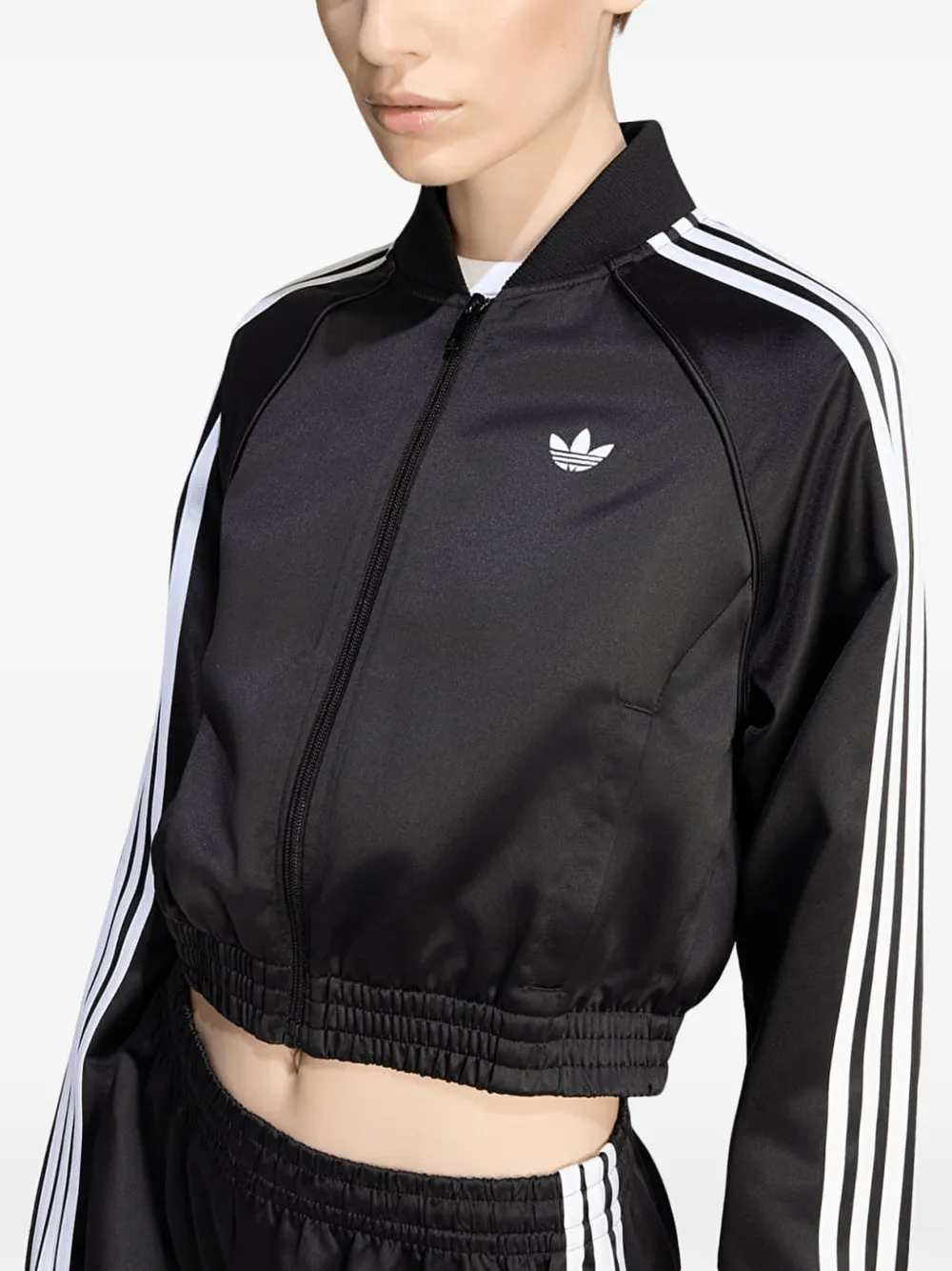 adidas Satijnen SST jack Zwart