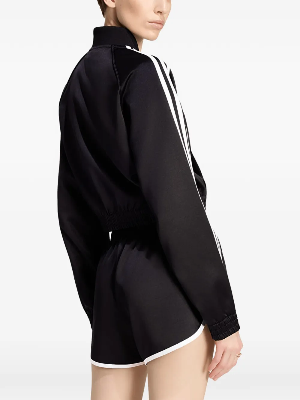 adidas Satijnen SST jack Zwart