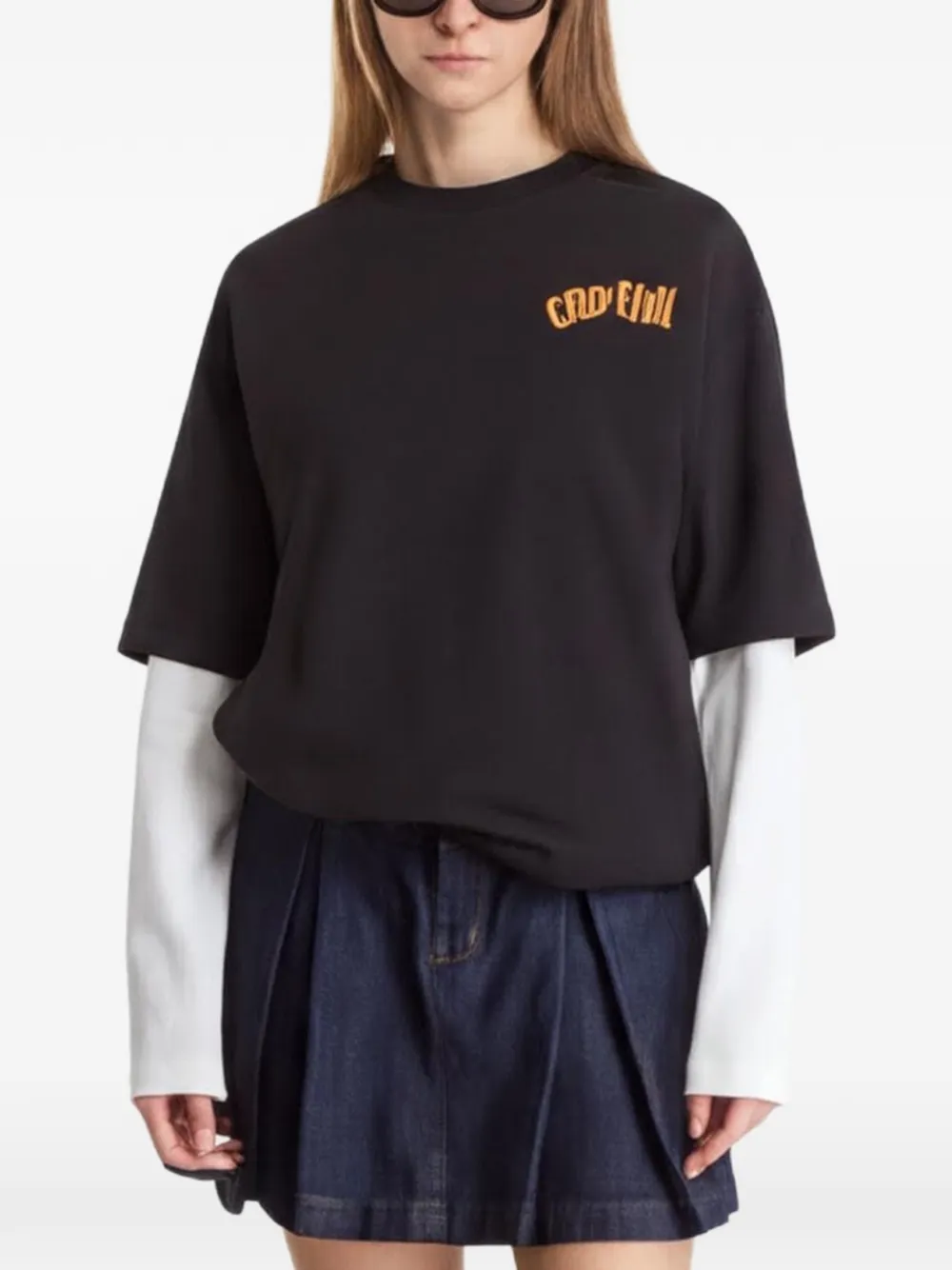 NEW ERA CAP T-shirt met grafische print Zwart