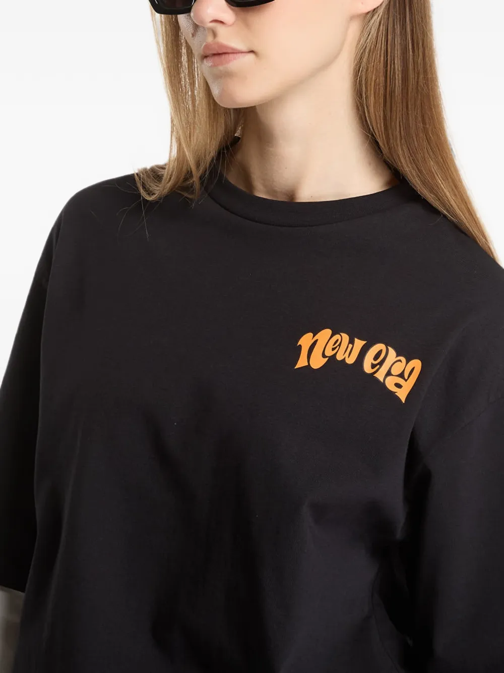 NEW ERA CAP T-shirt met grafische print Zwart