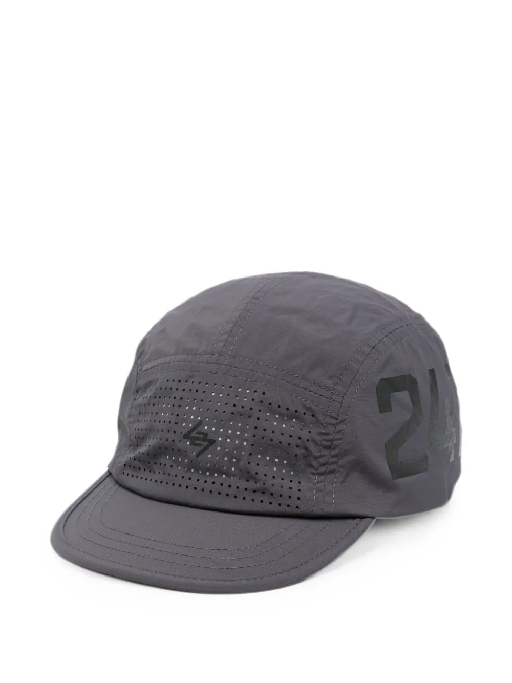 Represent perforated logo-print cap | Grey | Image 1