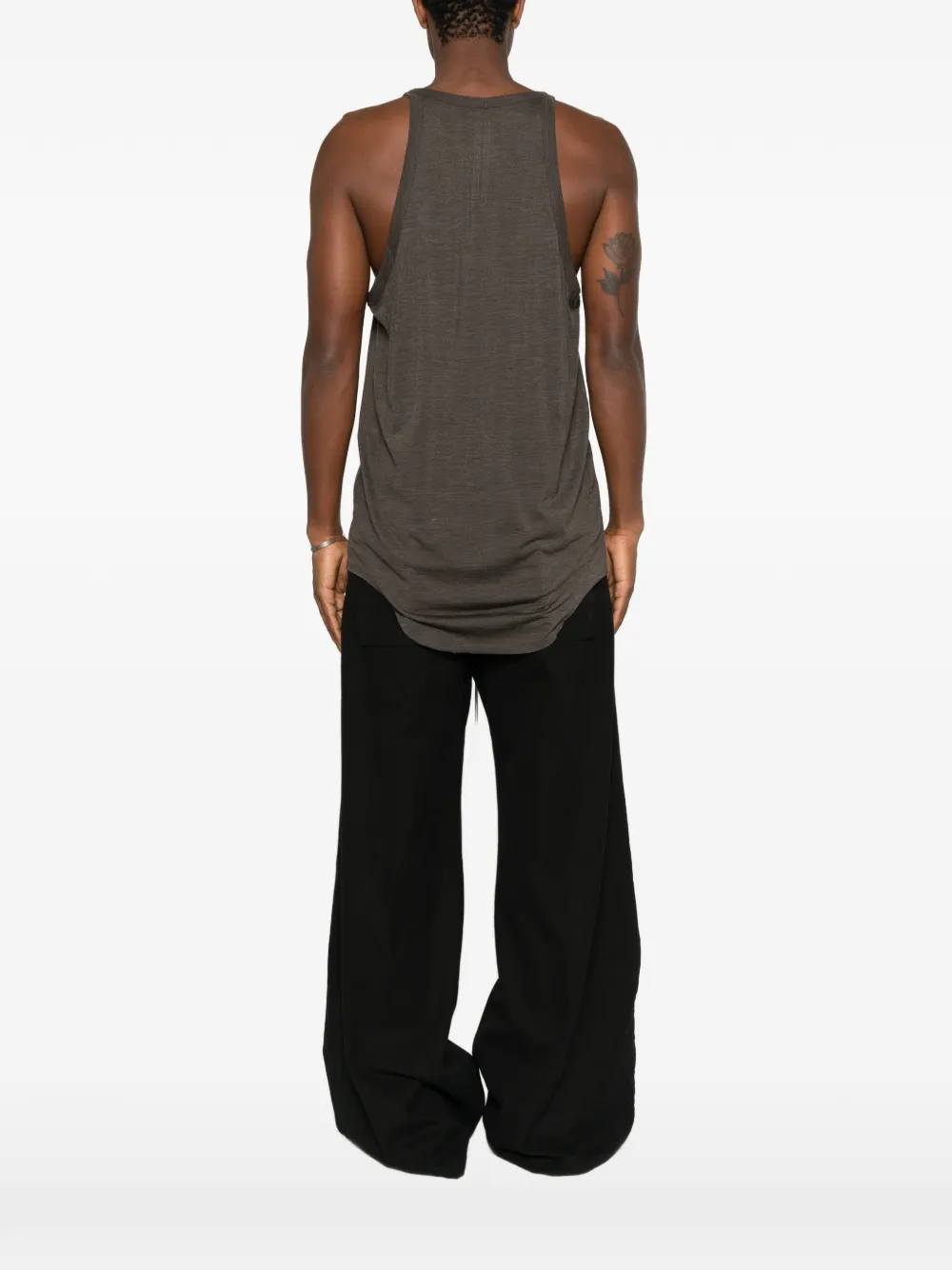 Rick Owens Tanktop met ronde hals en racerback Bruin