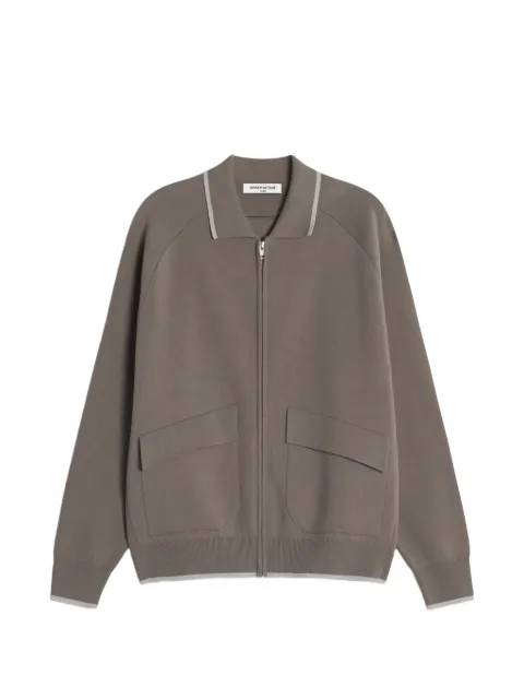 Maison Kitsuné zip-up raglan-sleeve cardigan