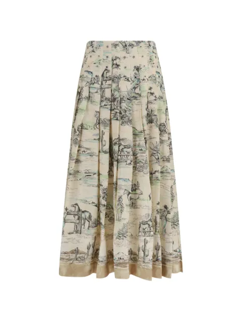 ALEMAIS Scout pleated skirt