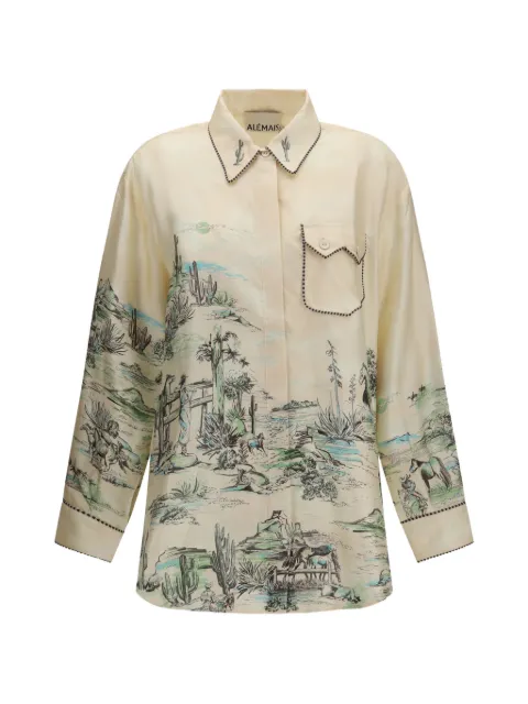 ALEMAIS Scout silk shirt