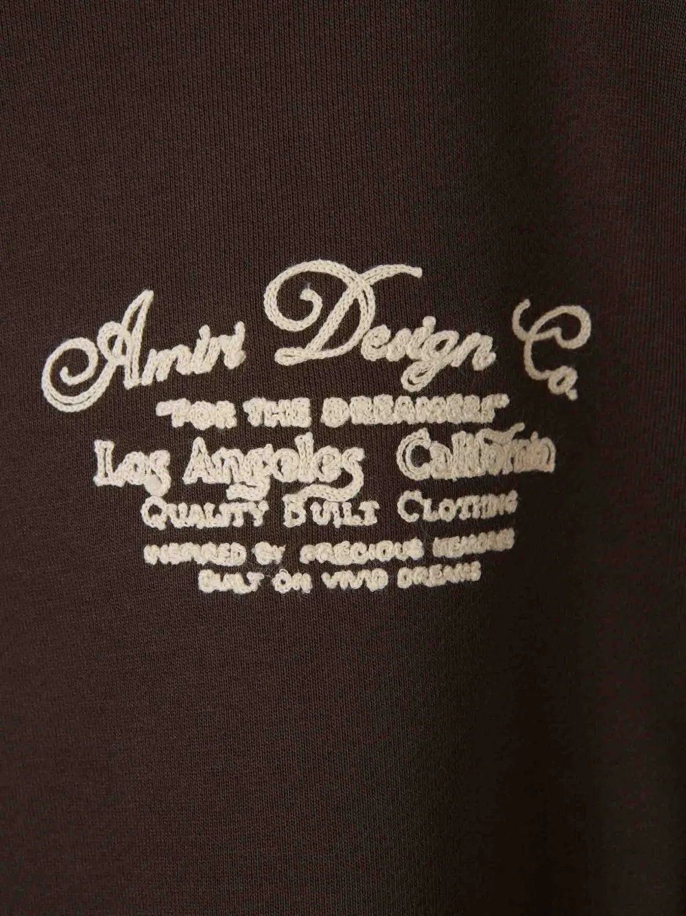AMIRI Sweater met logoprint Bruin