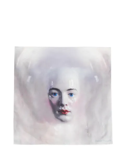 Maison Margiela bufanda Four Stitches con estampado de retrato