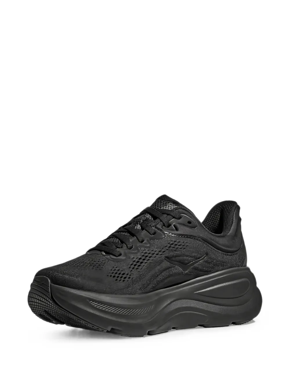 HOKA Bondi 9 mesh-panelled chunky sneakers Zwart