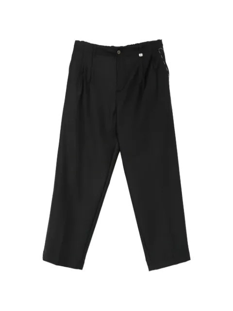 Myths pleated-front straight-leg trousers