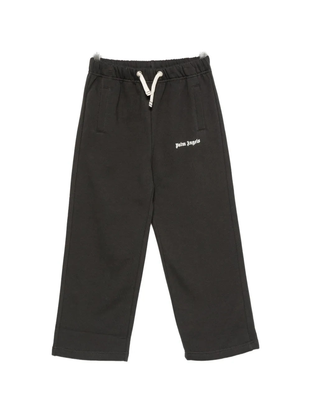 Palm Angels Kids logo-print tracksuit bottoms - Nero