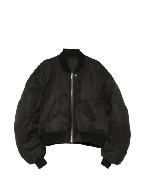 Rick Owens Secchia Flight ruched-sleeve bomber jacket