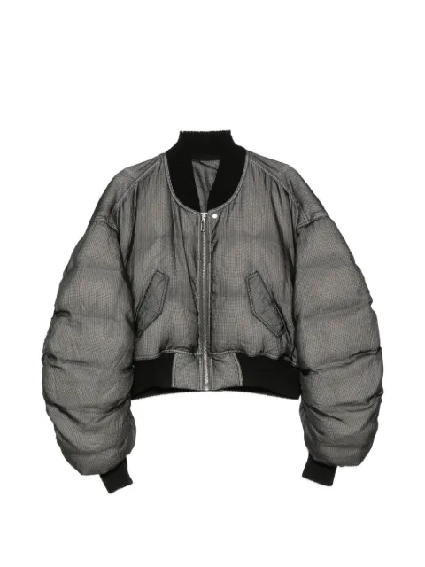 Rick Owens quilted cropped jacket