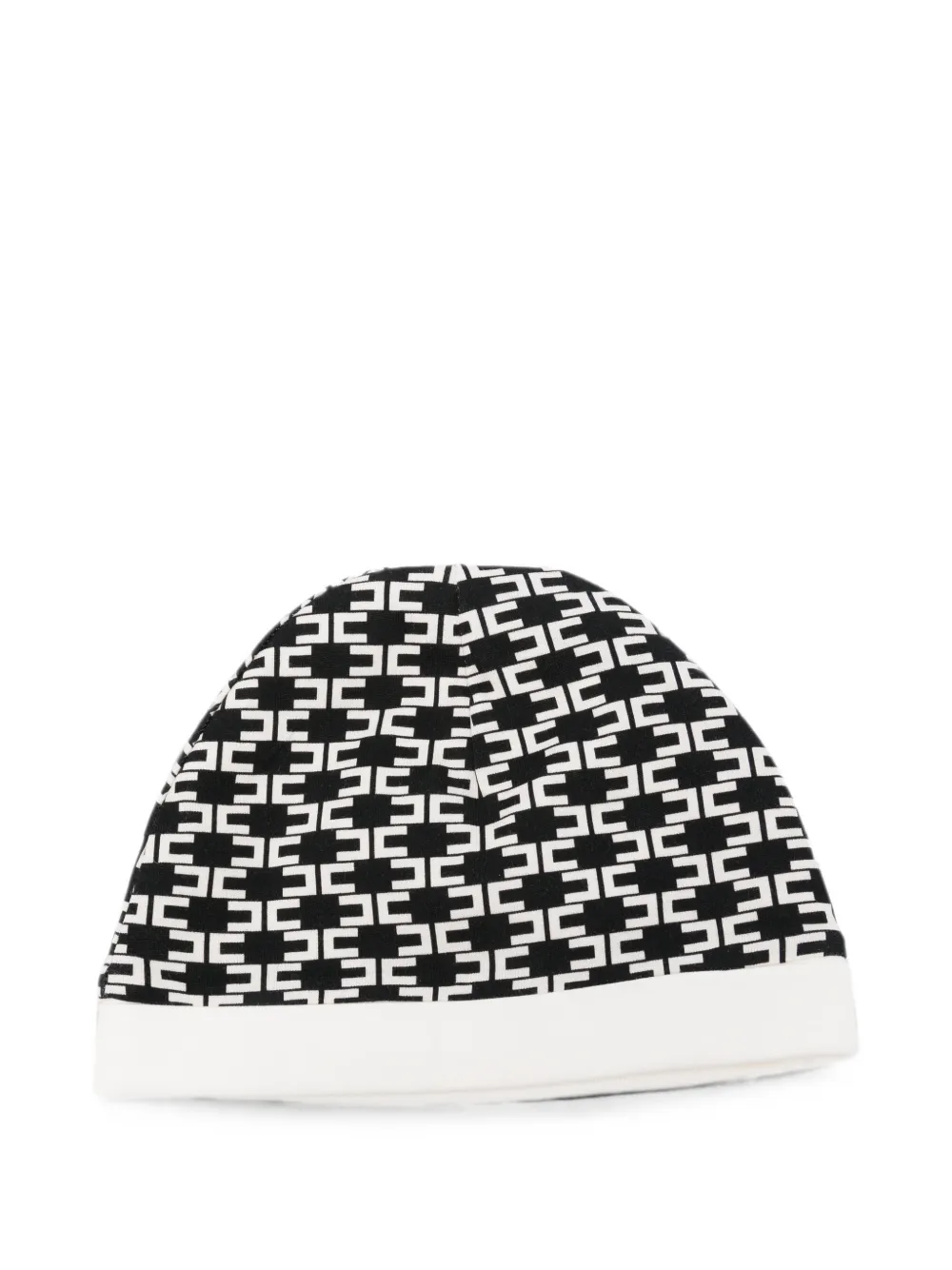 Elisabetta Franchi La Mia Bambina Muts met monogram-print Zwart