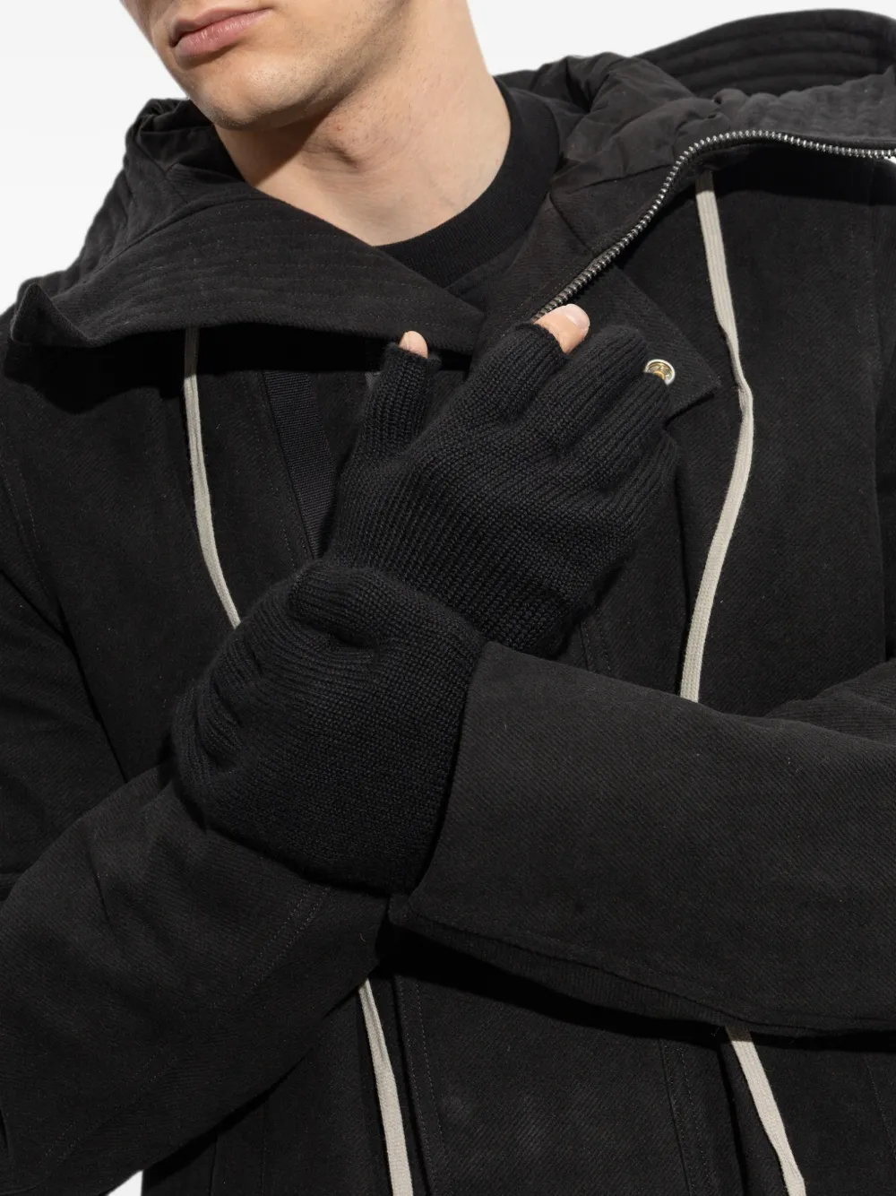 Rick Owens Touchscreen handschoenen Zwart