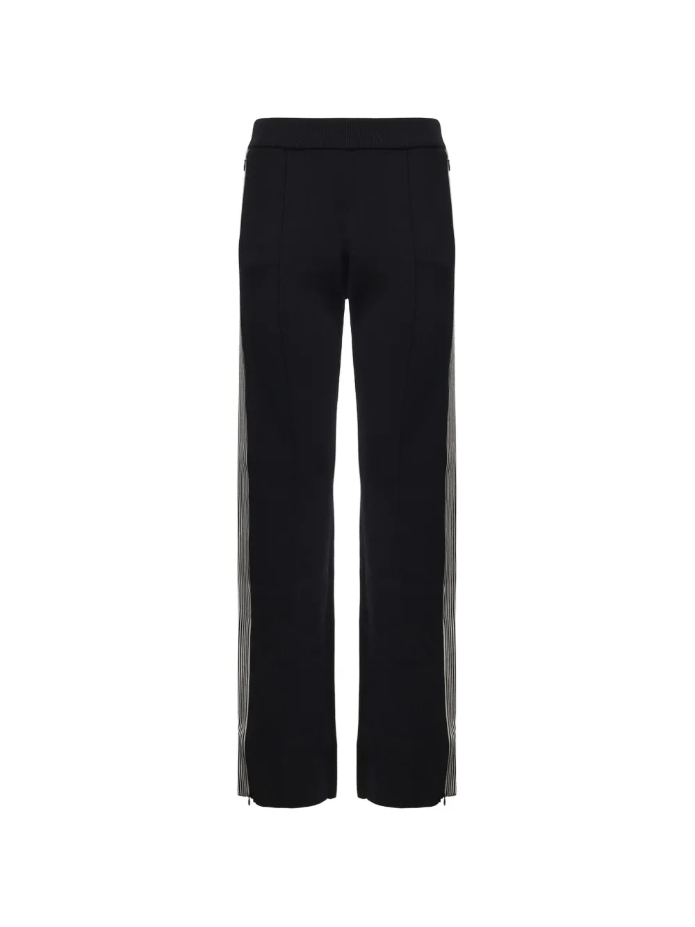 PINKO striped-trim embroidered-logo track pants - Nero