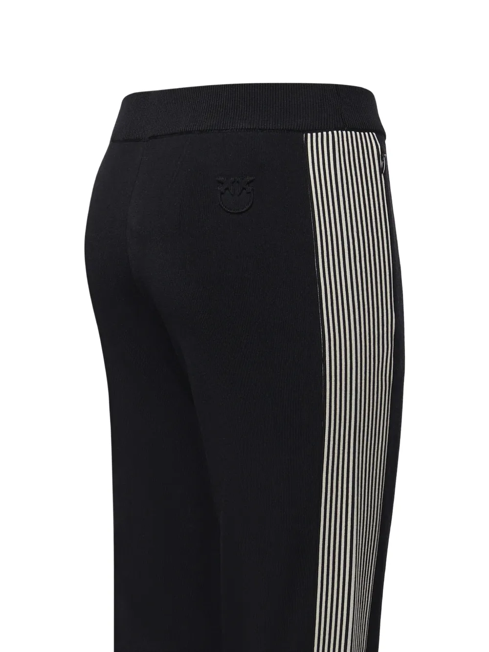 PINKO Trainingsbroek met geborduurd logo en gestreepte afwerking Zwart