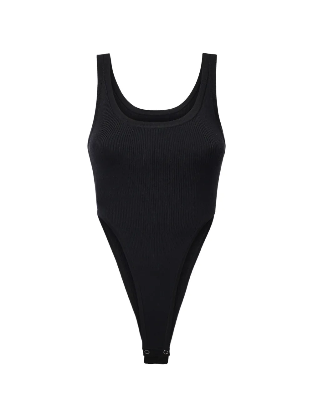 PINKO ribbed-knit Love Birds bodysuit - Nero