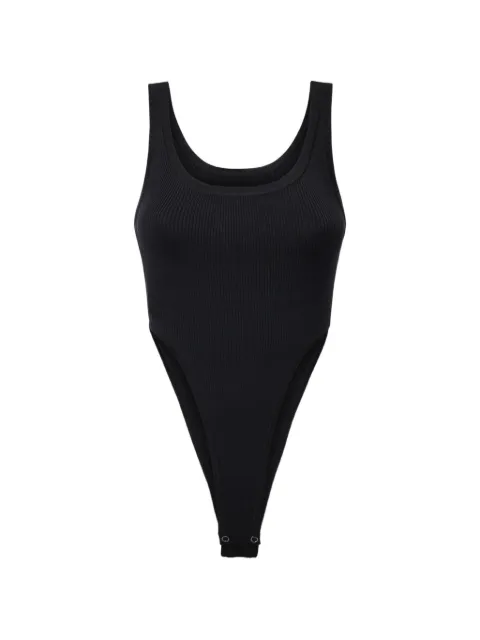 PINKO ribbed-knit Love Birds bodysuit