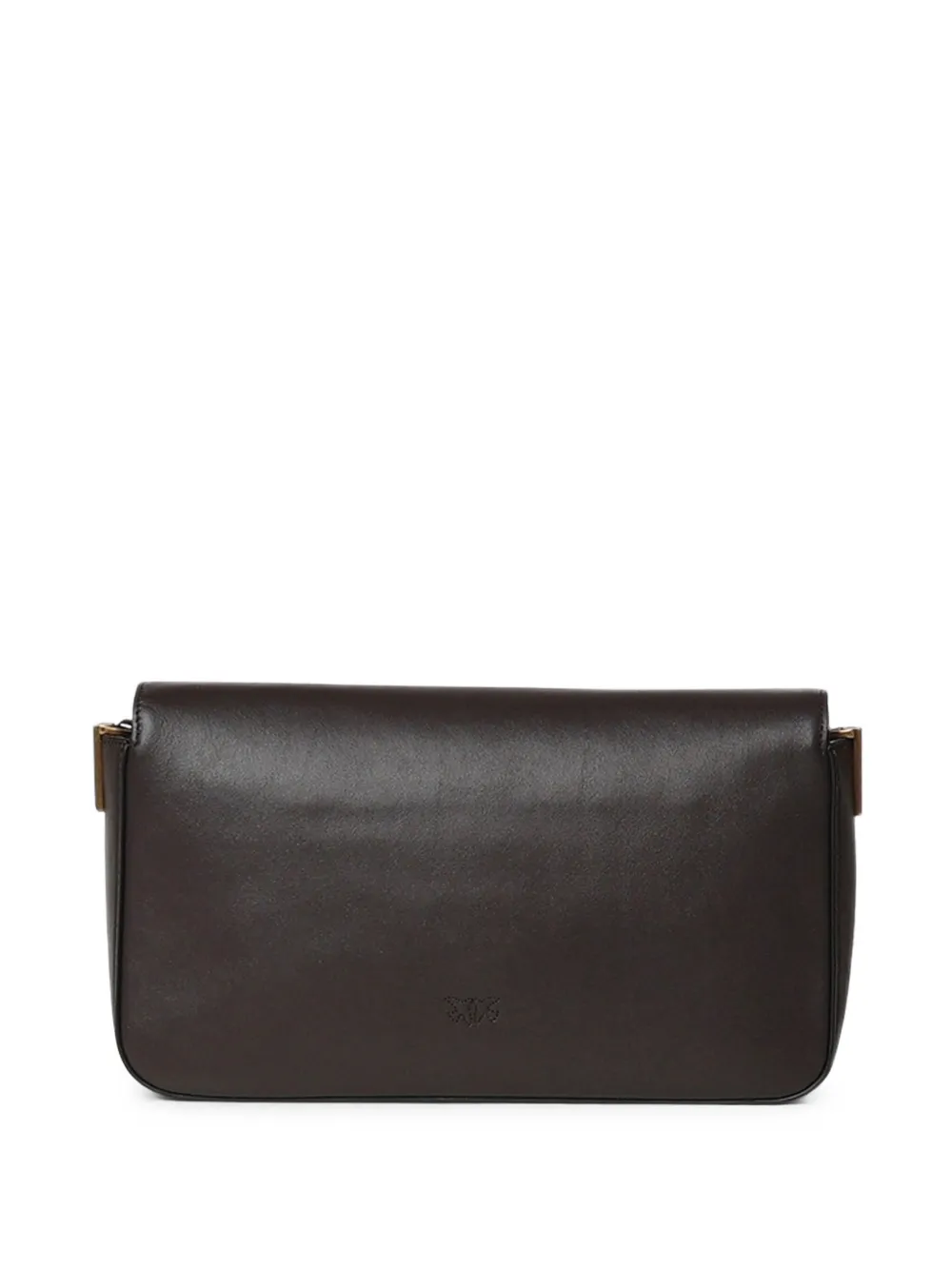 PINKO Love Birds leren schoudertas Bruin