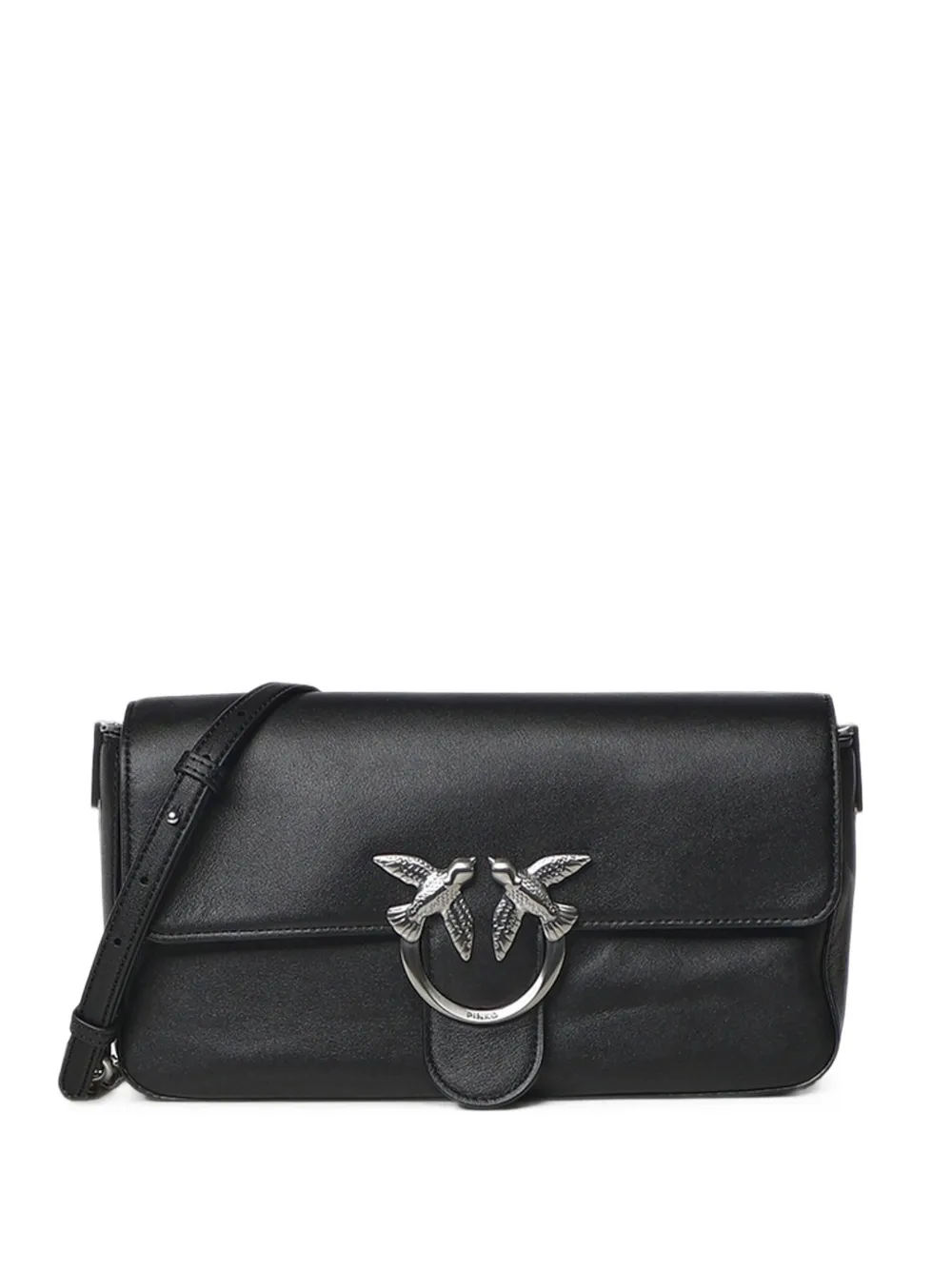 PINKO Love Birds leather shoulder bag - Nero
