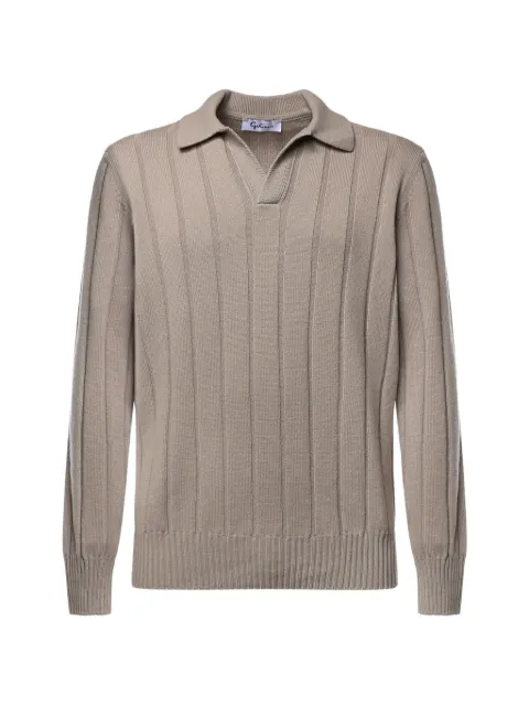 Galiano ribbed fine-knit top