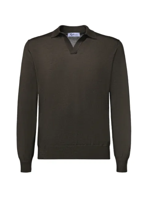 Galiano polo-collar sweater