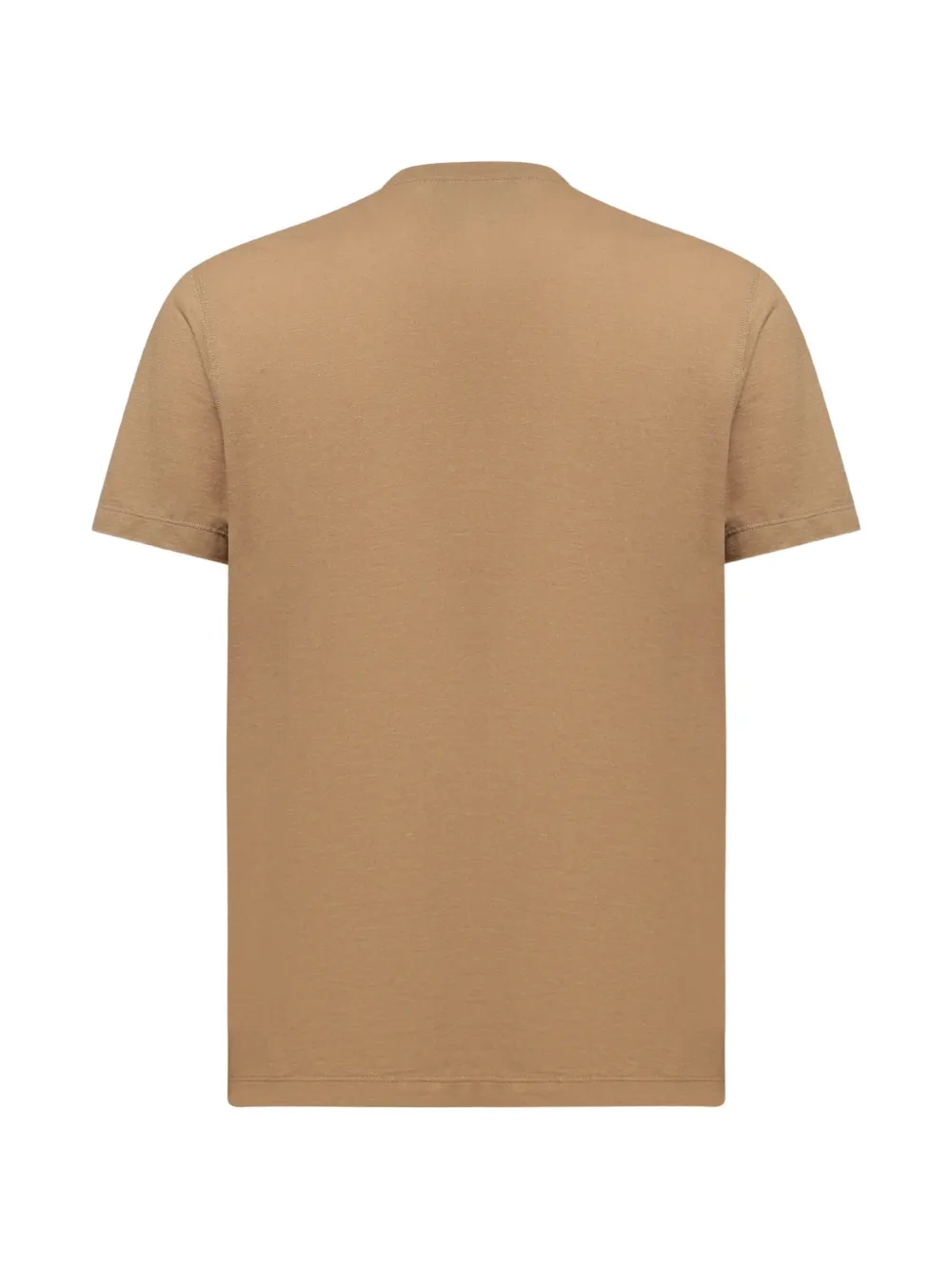 Zanone Katoenen T-shirt met ronde hals Bruin