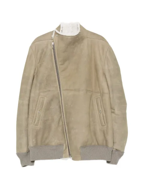 Rick Owens Hollywood Flight shearling-lined leather jacket