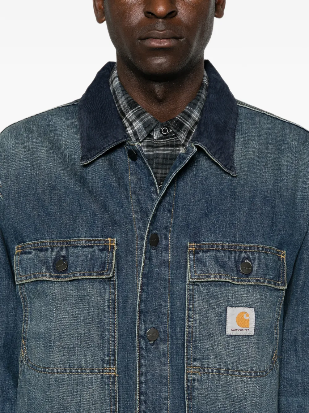 Carhartt WIP Oakland shirtjack Blauw