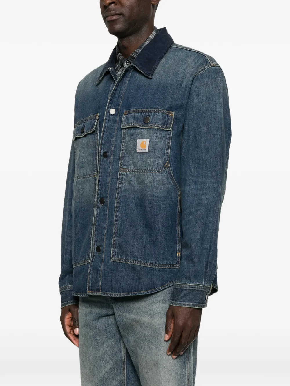 Carhartt WIP Oakland shirtjack Blauw
