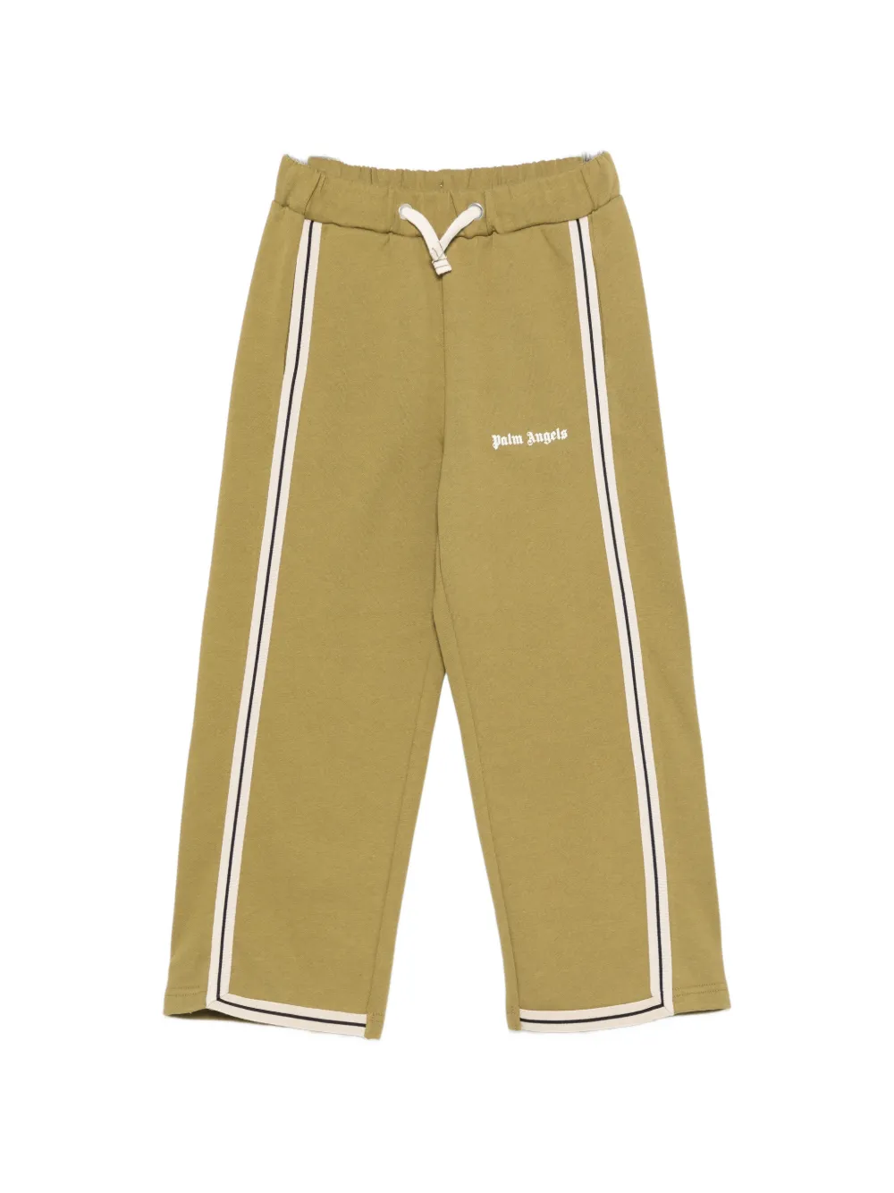 Palm Angels Kids logo-print track pants - Verde