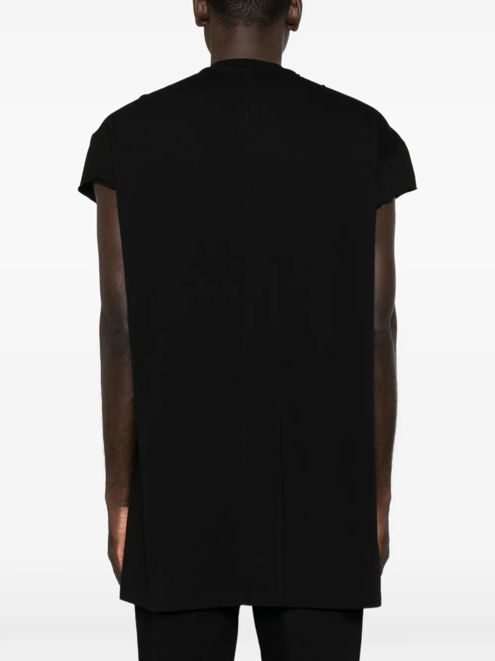 Rick Owens Rick S Jumbo T-shirt met kapmouwen Zwart