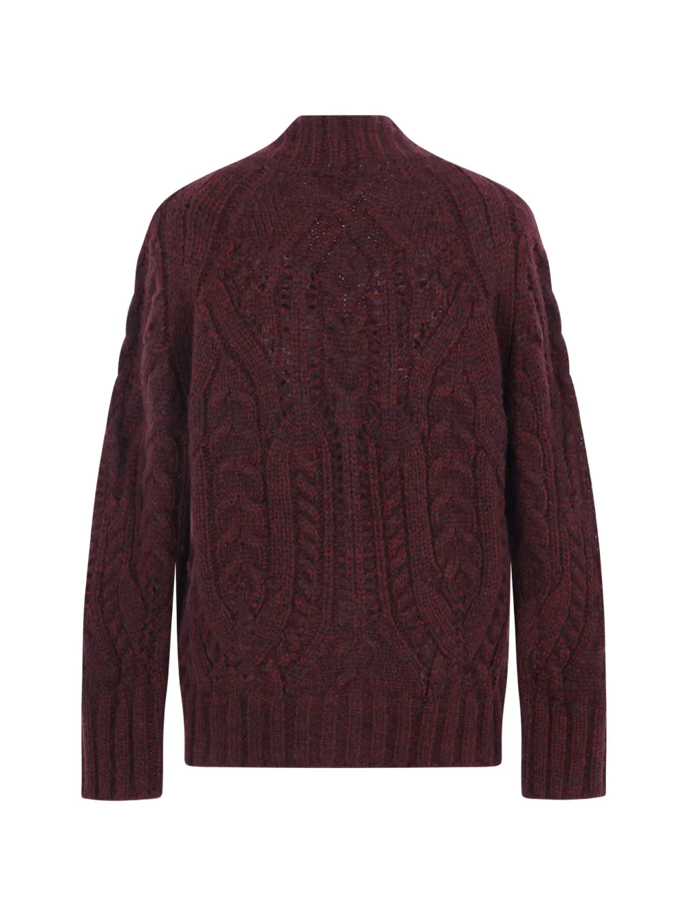 Ermanno Scervino Kabelgebreid vest Rood