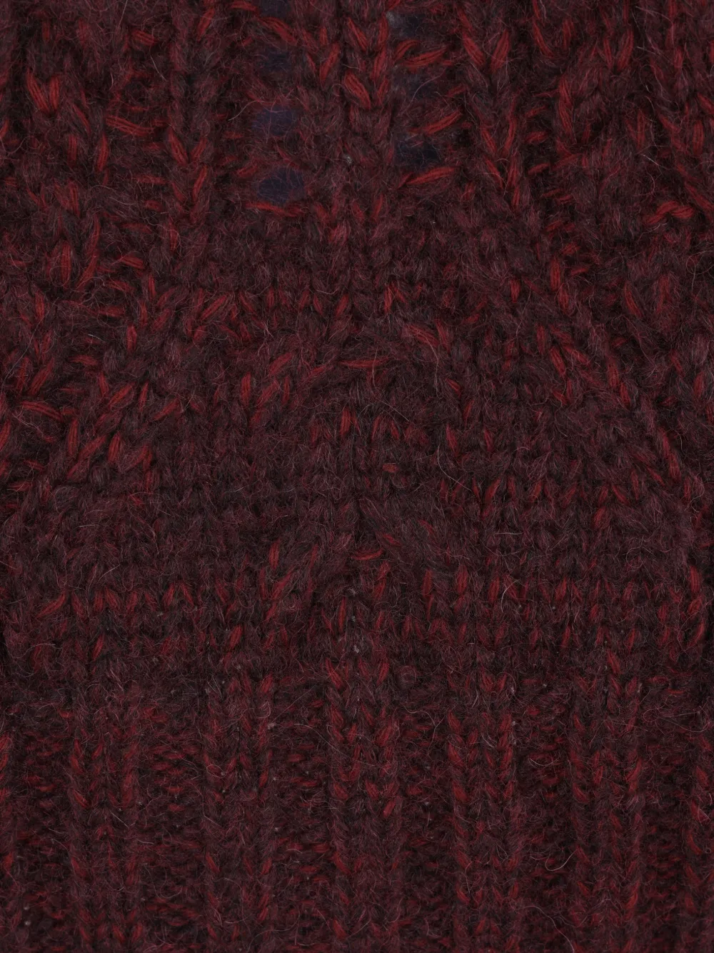 Ermanno Scervino Kabelgebreid vest Rood