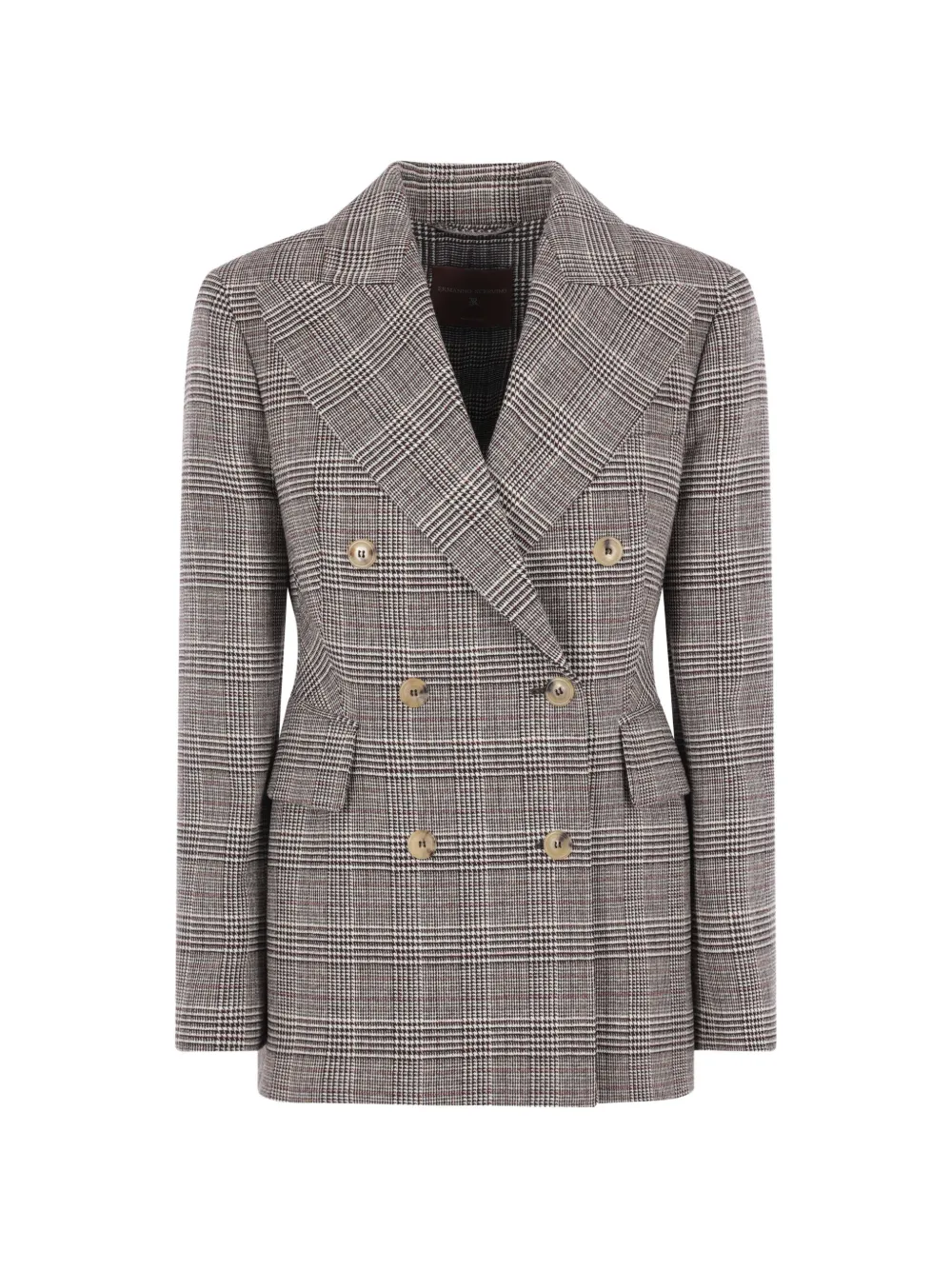 Ermanno Scervino plaid-pattern blazer - Braun
