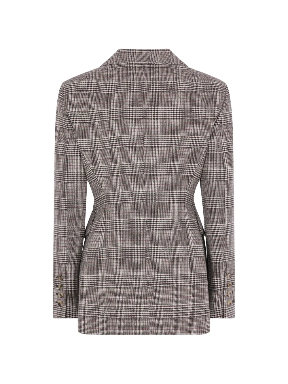 Ermanno Scervino Geruite blazer Bruin