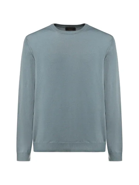 Zanone Flexwool crew-neck fine-knit top