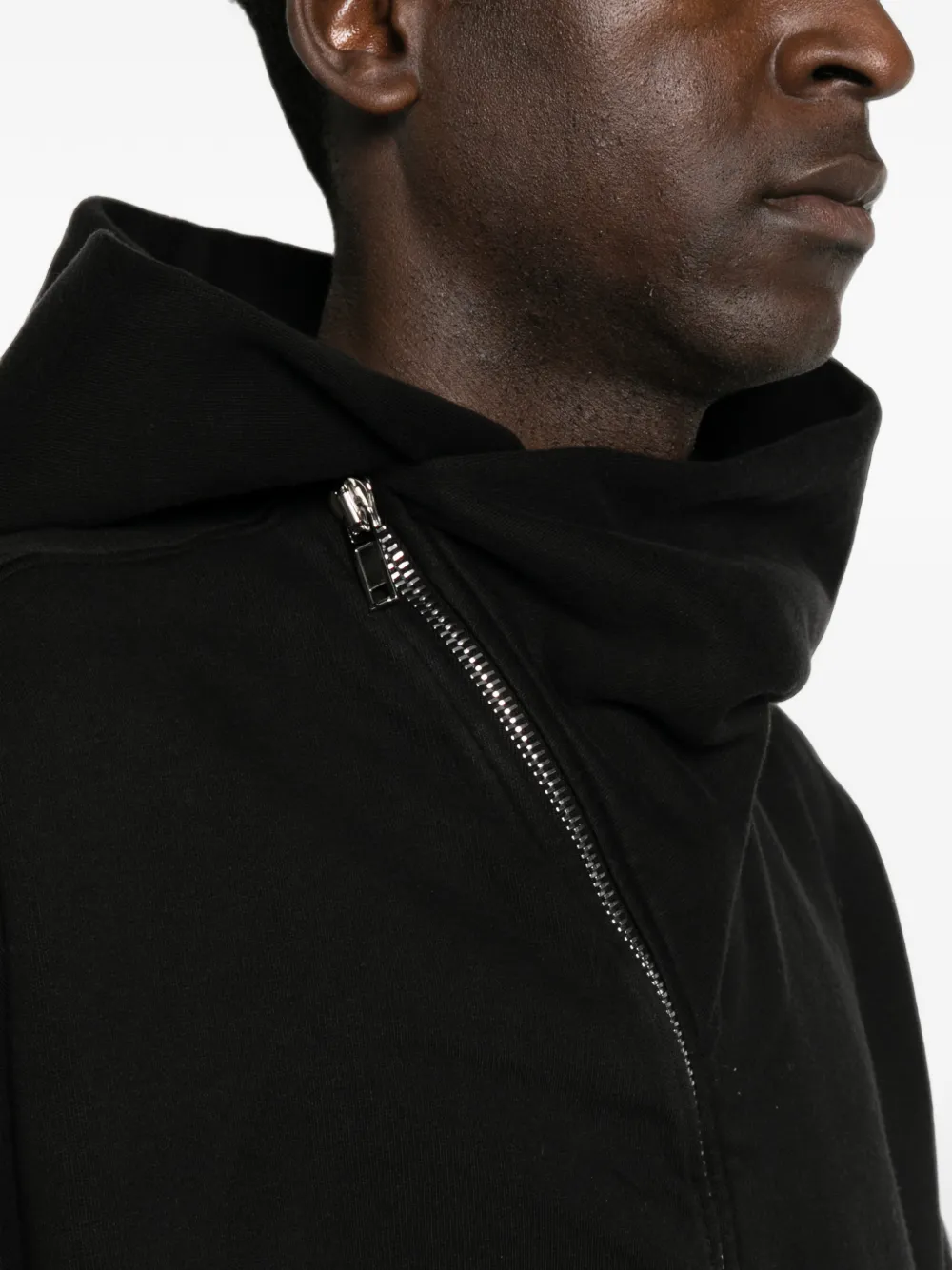 Rick Owens DRKSHDW Mountain hoodie met rits Zwart