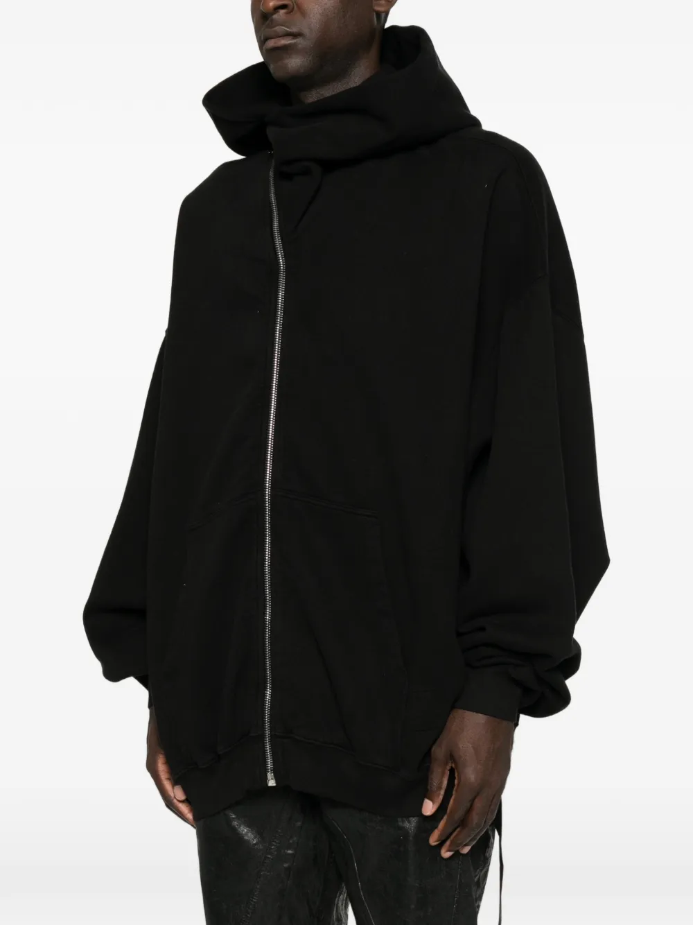 Rick Owens DRKSHDW Mountain hoodie met rits Zwart