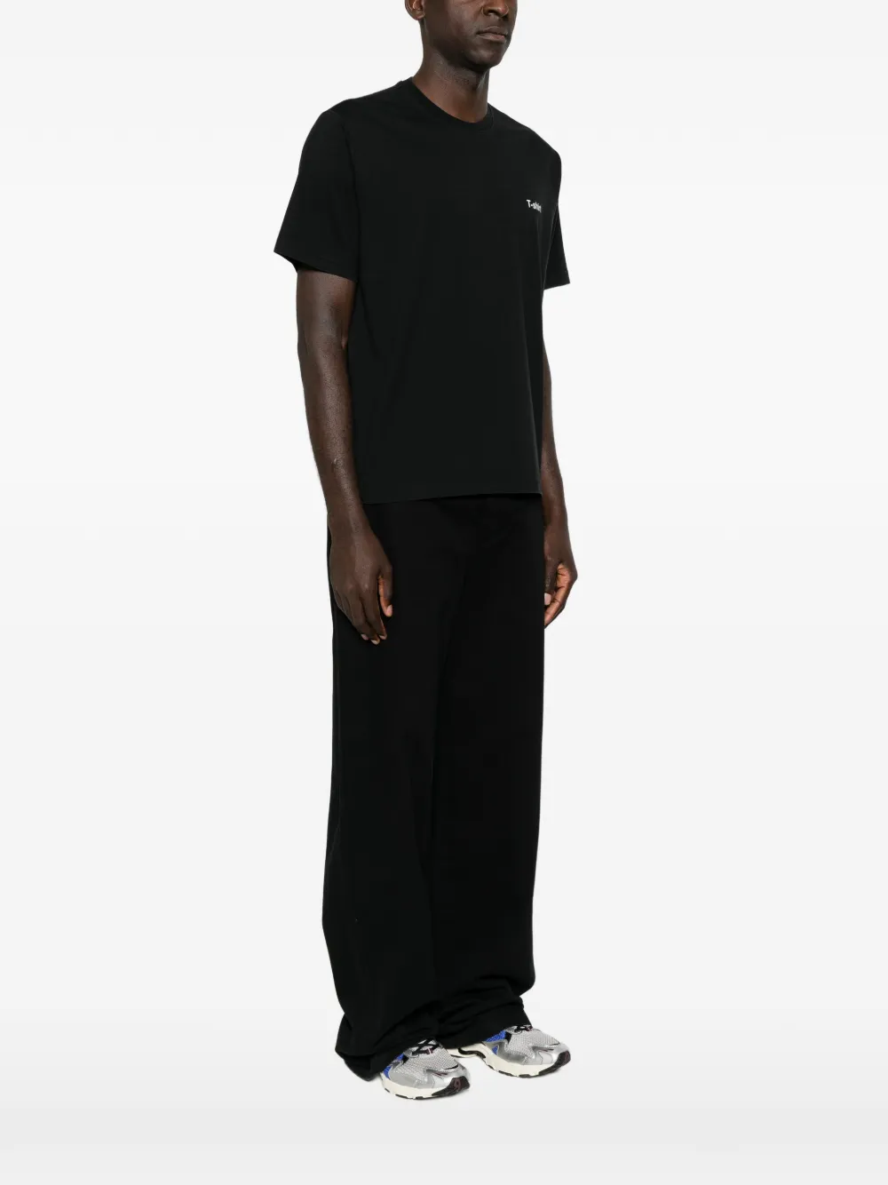 VETEMENTS T-shirt met tekst Zwart