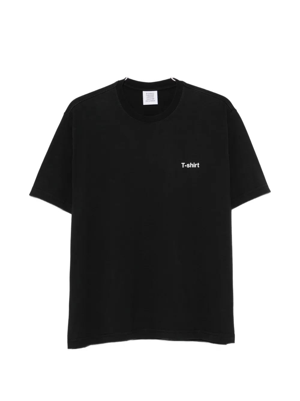 VETEMENTS slogan-print T-shirt - Nero
