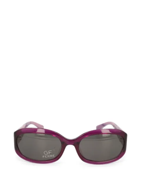 Gianfranco Ferré Pre-Owned oval-frame sunglasses