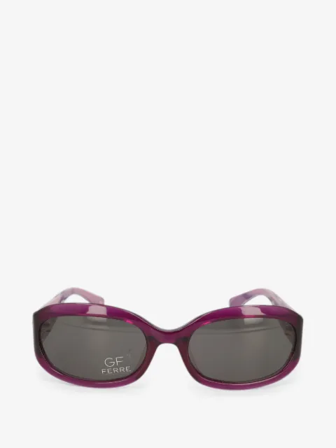Gianfranco Ferré Pre-Owned oval-frame sunglasses