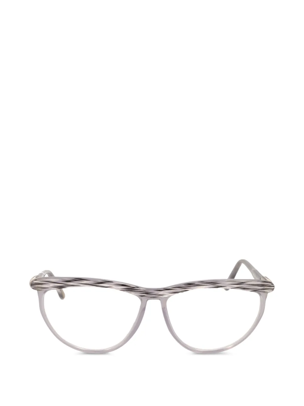 Versace Pre-Owned cat-eye glasses - Grau