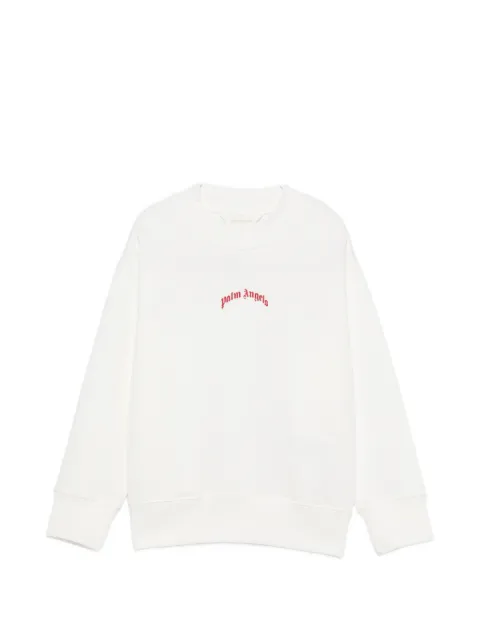 Palm Angels Kids logo-print sweatshirt